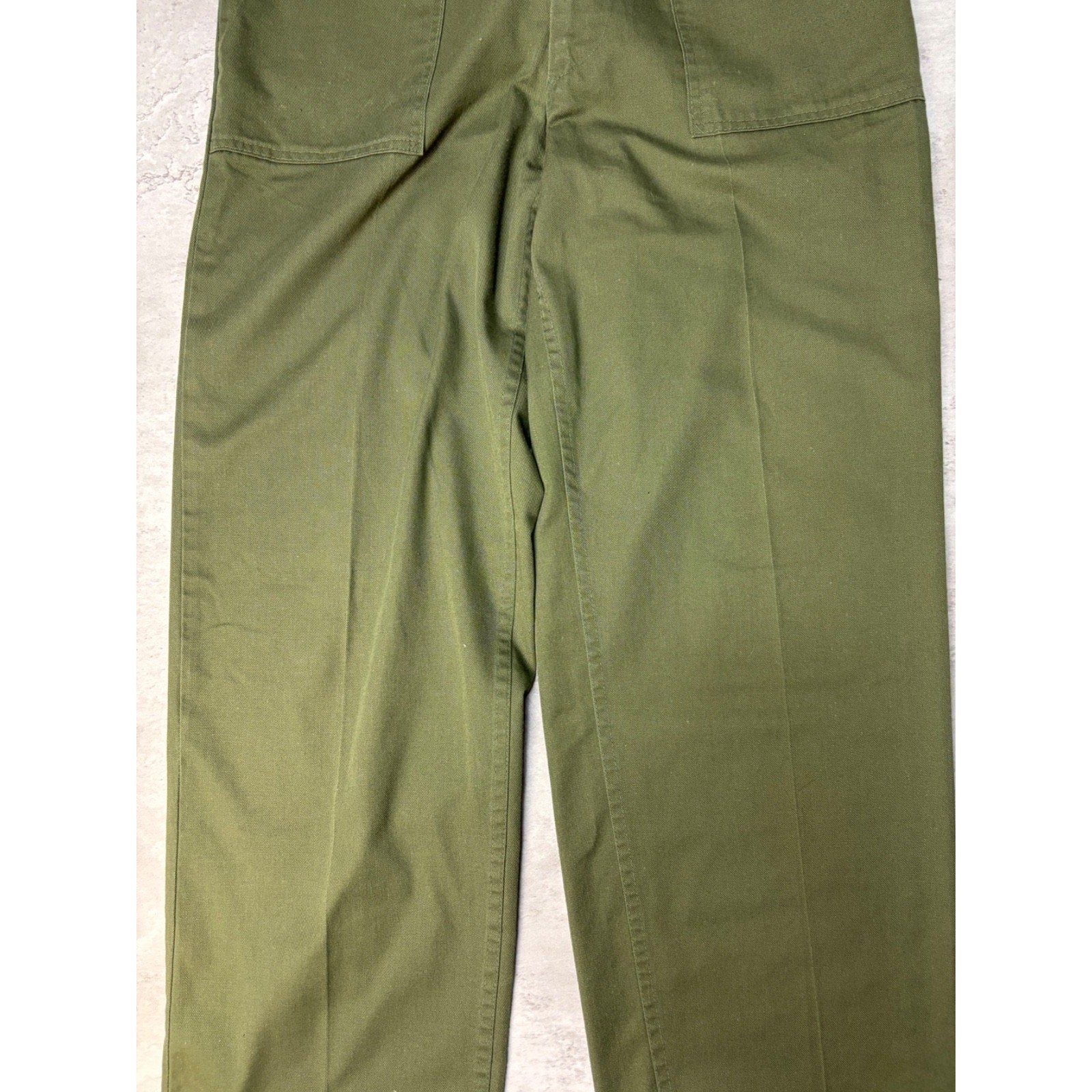 Vintage 1970s/80s US MIlitary OG-107 Pleated Army Pants Size 31