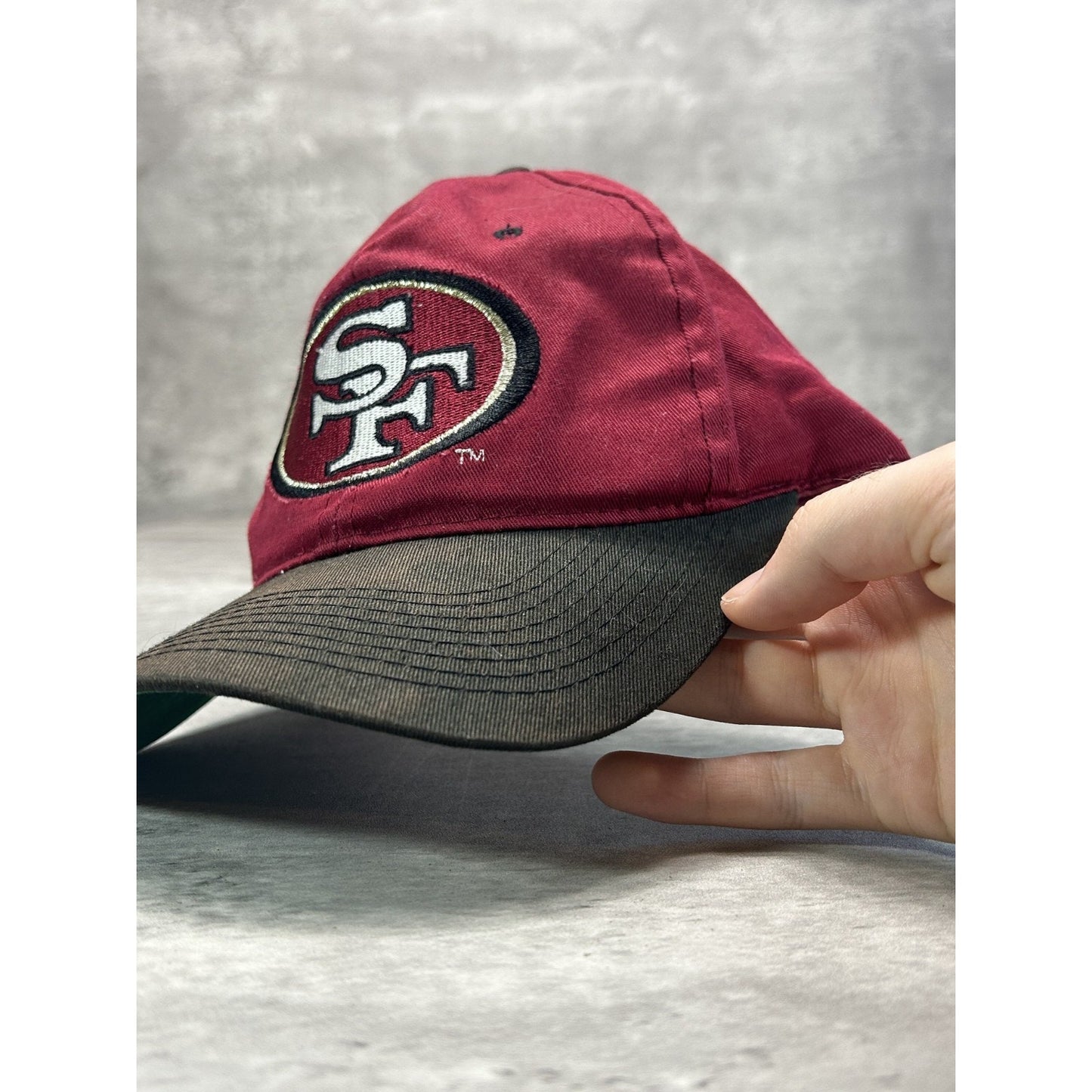 Vintage 90s San Francisco 49ers NFL Embroidered Logo Football Snapback Hat OSFA