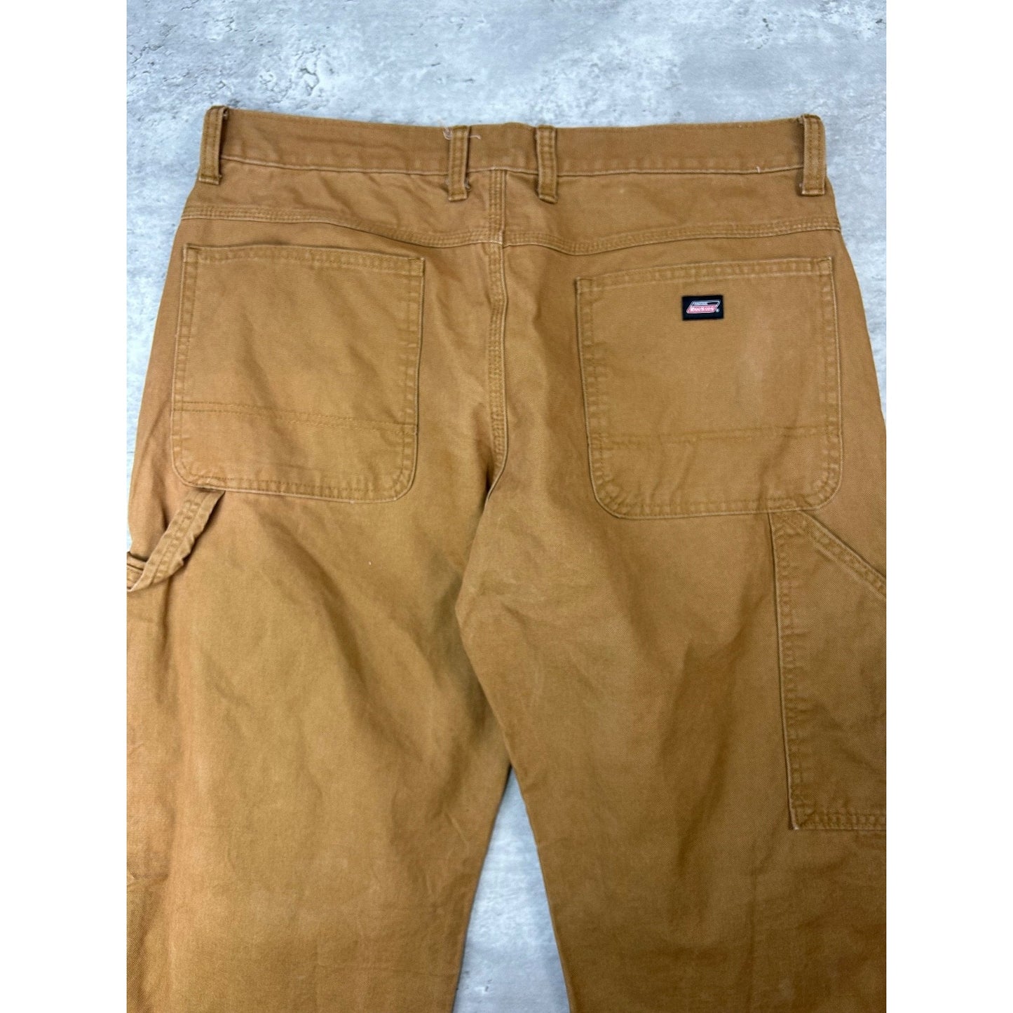 Dickies Canvas Workwear Carpenter Pants Size 36 Beige