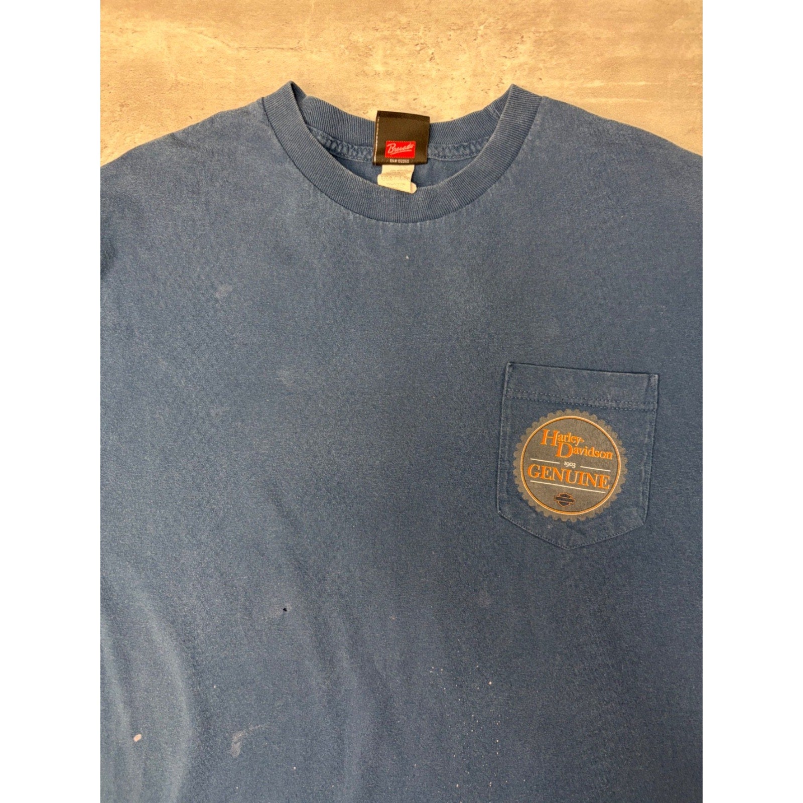 Vintage Harley Davidson American Classic Spellout Logo Graphic T-Shirt Sz Large