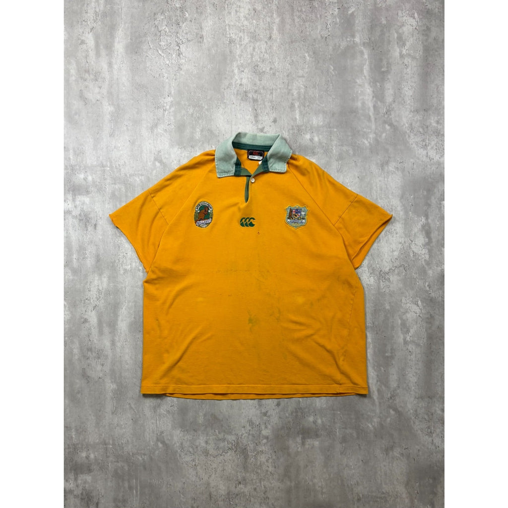 Vintage 90s Canterbury Wallabies ARFU Australia Rugby Jersey Size 2XL