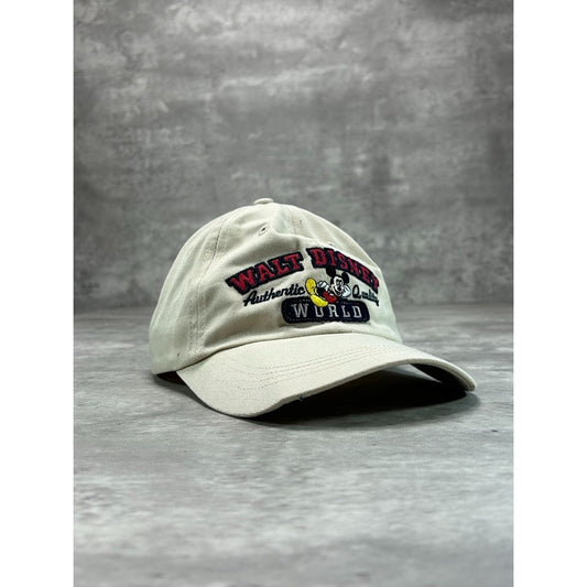 Vintage Walt Disney World Embroidered Spellout Character Strapback Hat OSFA