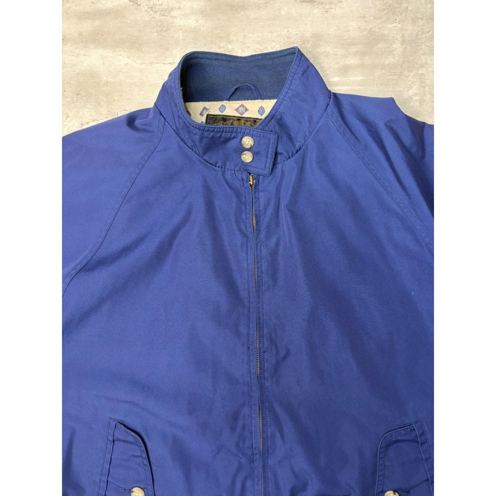 Vintage 90s Eddie Bauer Full Zip Navy Blue Bomber Jacket Size XL