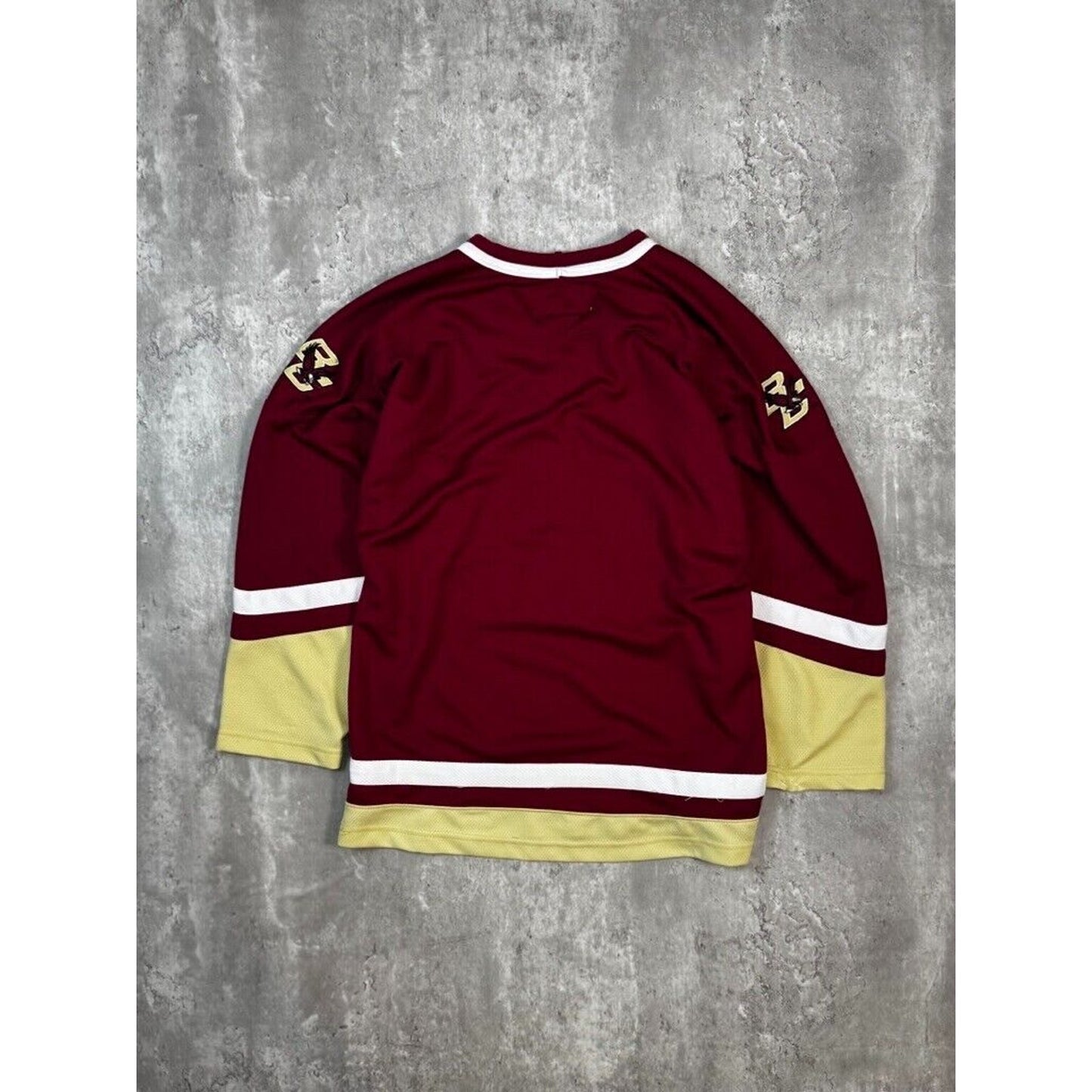 Vintage Boston College NCAA Nike Team Hockey Jersey Size YOUTH Large