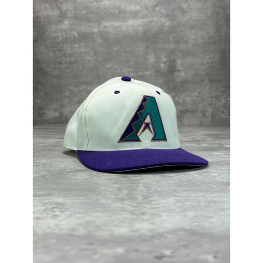 Vintage Arizona Diamondbacks MLB Embroidered Logo Fitted Hat 7 3/8