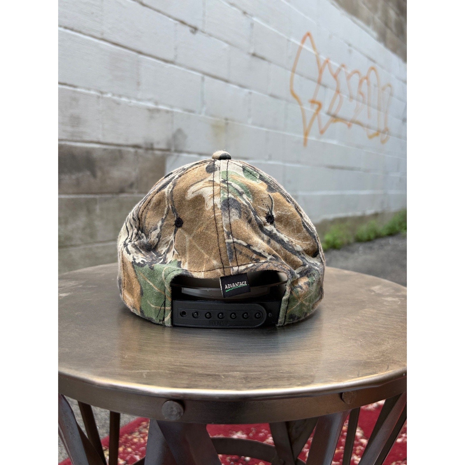 Vintage Carboline Advantage Timber Camo Embroidered Snapback Hat OSFA