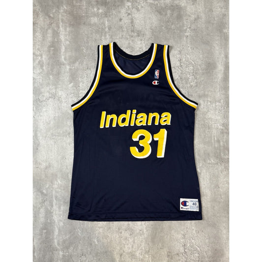 Vintage 90s Reggie Miller #31 Indiana Pacers NBA Champion Jersey Size Large