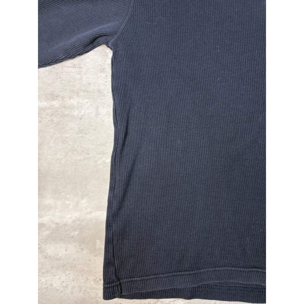 Vintage Chaps Ralph Lauren Embroidered Spellout 1/4 Zip Sweatshirt Size Medium