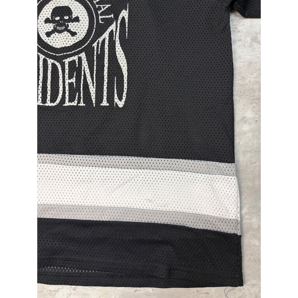 Vintage Environmental Incidents Skull Graphic Hockey Jersey Size XL