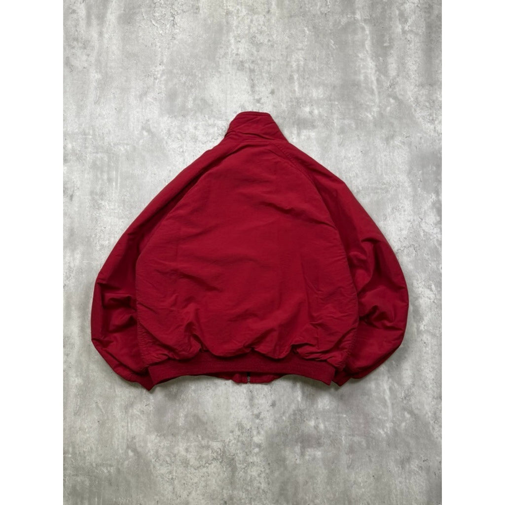 Vintage Woolrich Fleece Lined Full Zip Bomber Jacket Size Medium