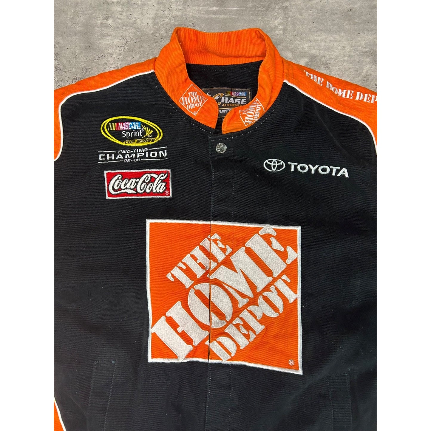 Vintage Tony Stewart #20 Home Depot Nascar Racing Jacket Size 2XL