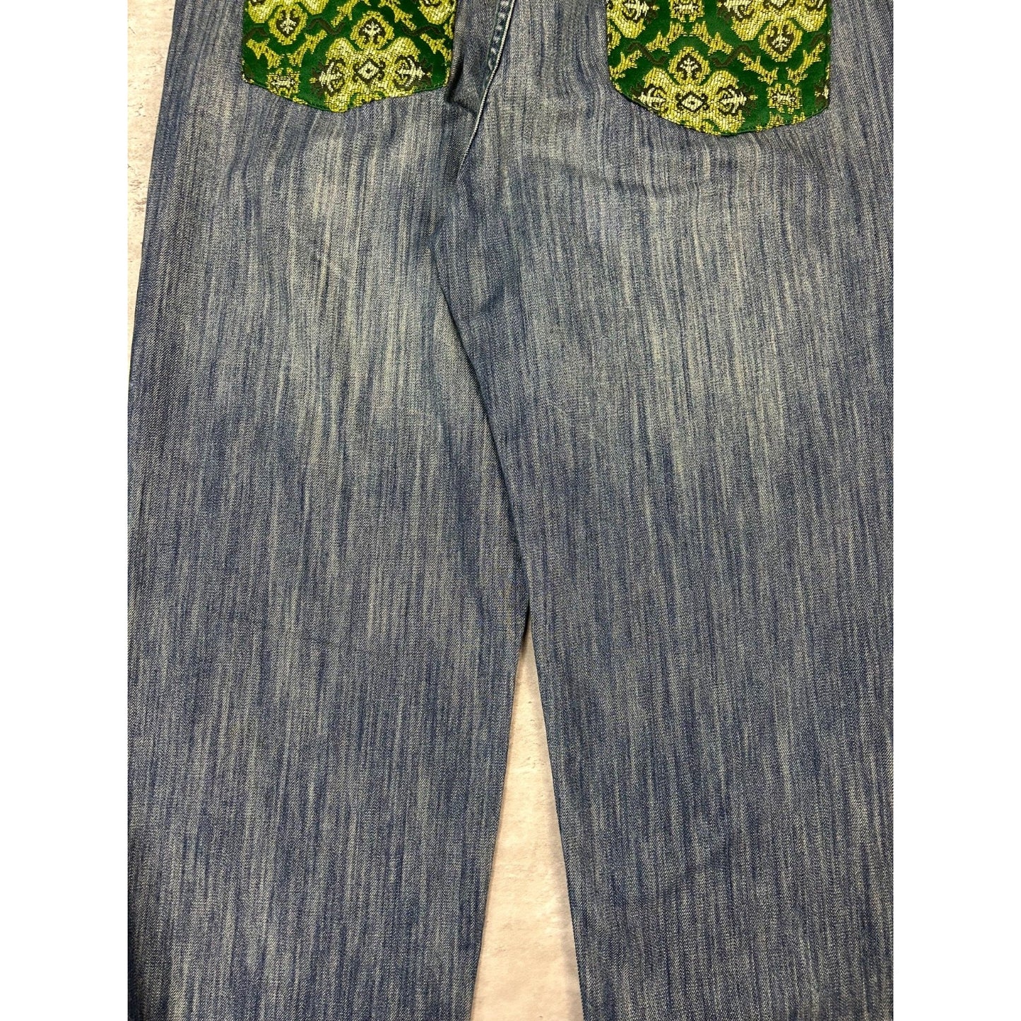 Vintage Y2K LRG Baggy Pit Paisley Pocket Medium Was Denim Pants Size 41