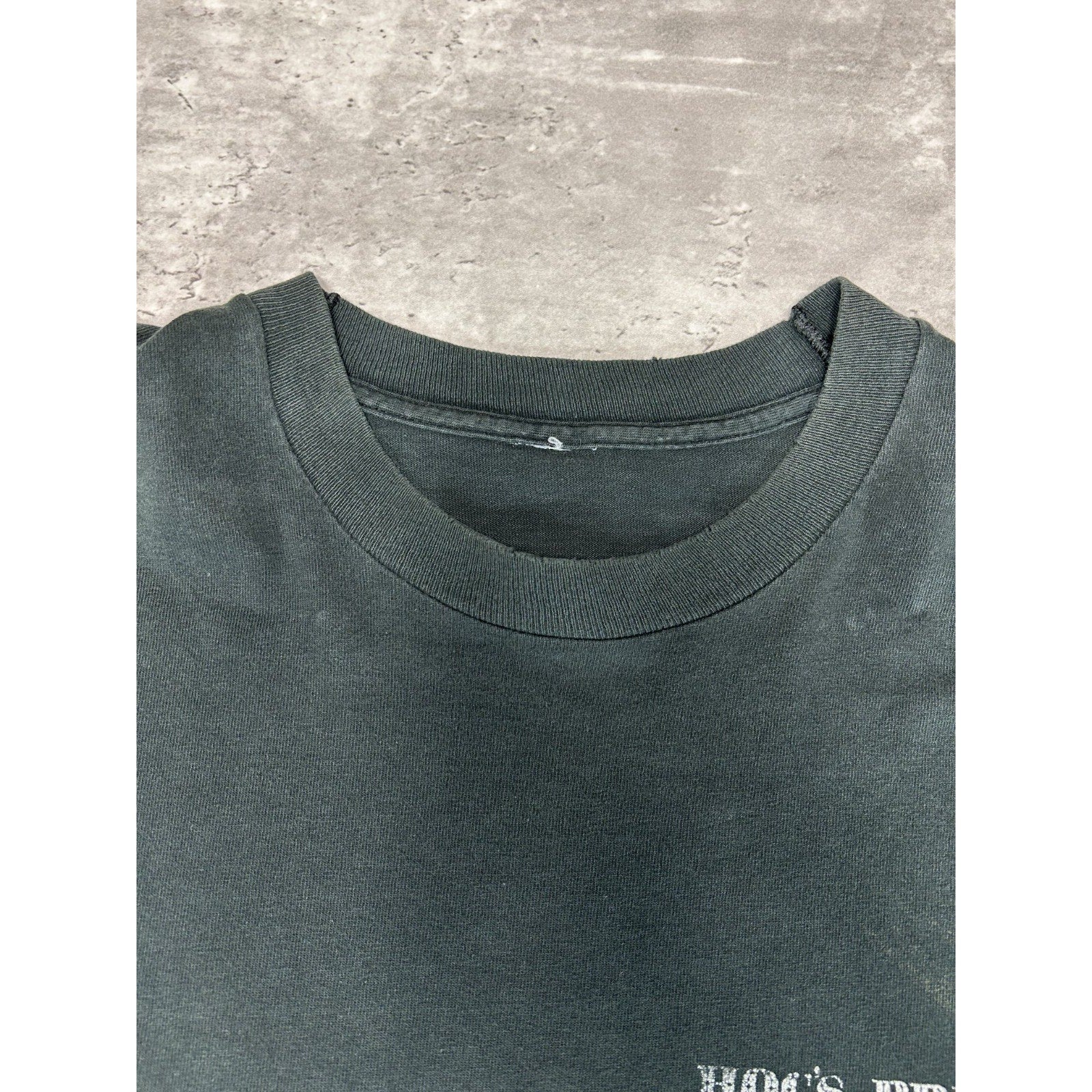 Vintage 90s Hogs Breath Saloon Graphic Spellout Destination T-Shirt Size XL
