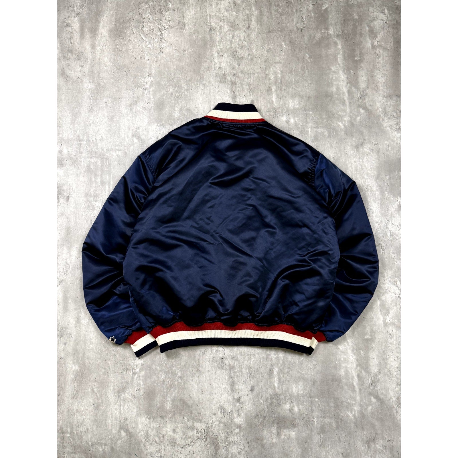 Vintage 90s Minnesota Twins MLB Embroidered Starter Satin Bomber Jacket Size XL