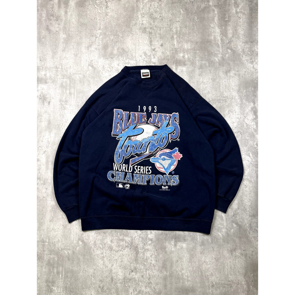 Vintage 1993 Toronto Blue Jays MLB World Series Champs Graphic Sweatshirt Sz XL
