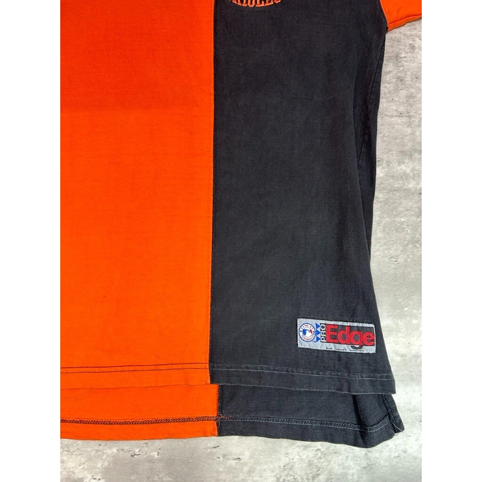 Vintage 1997 Baltimore Orioles MLB Embroidered Logo 3/4 Button Up Shirt Sz XL