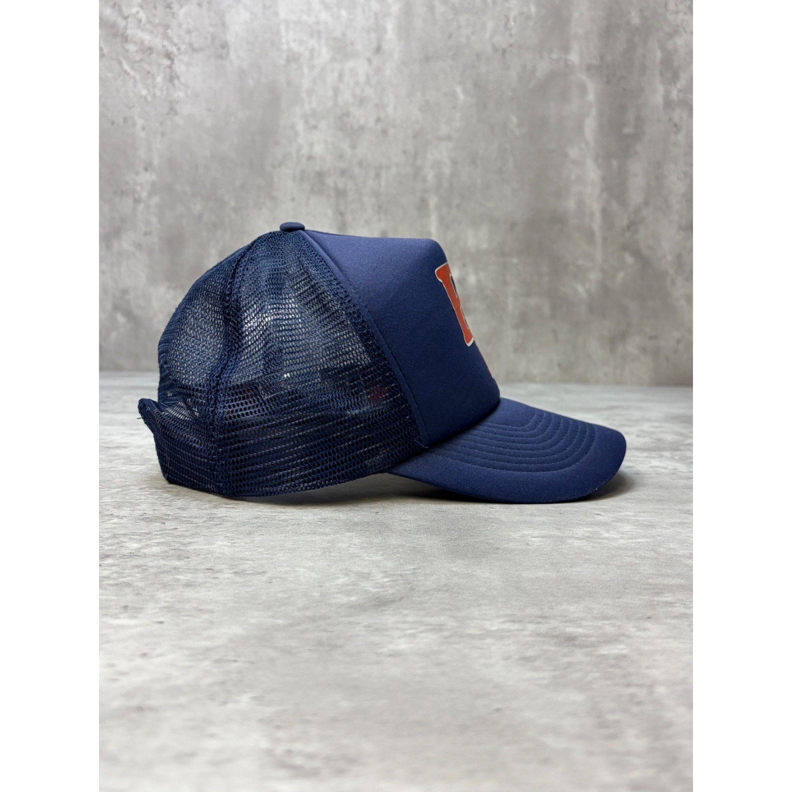 Vintage 80s/90s Double B Graphic Trucker Snapback Hat OSFA