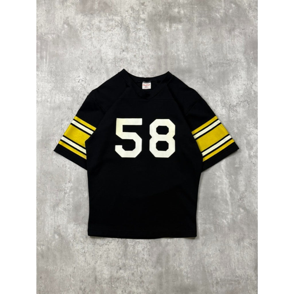 VTG 1970s Jack Lambert #58 Pittsburgh Steelers NFL Rawlings Jersey Size Small