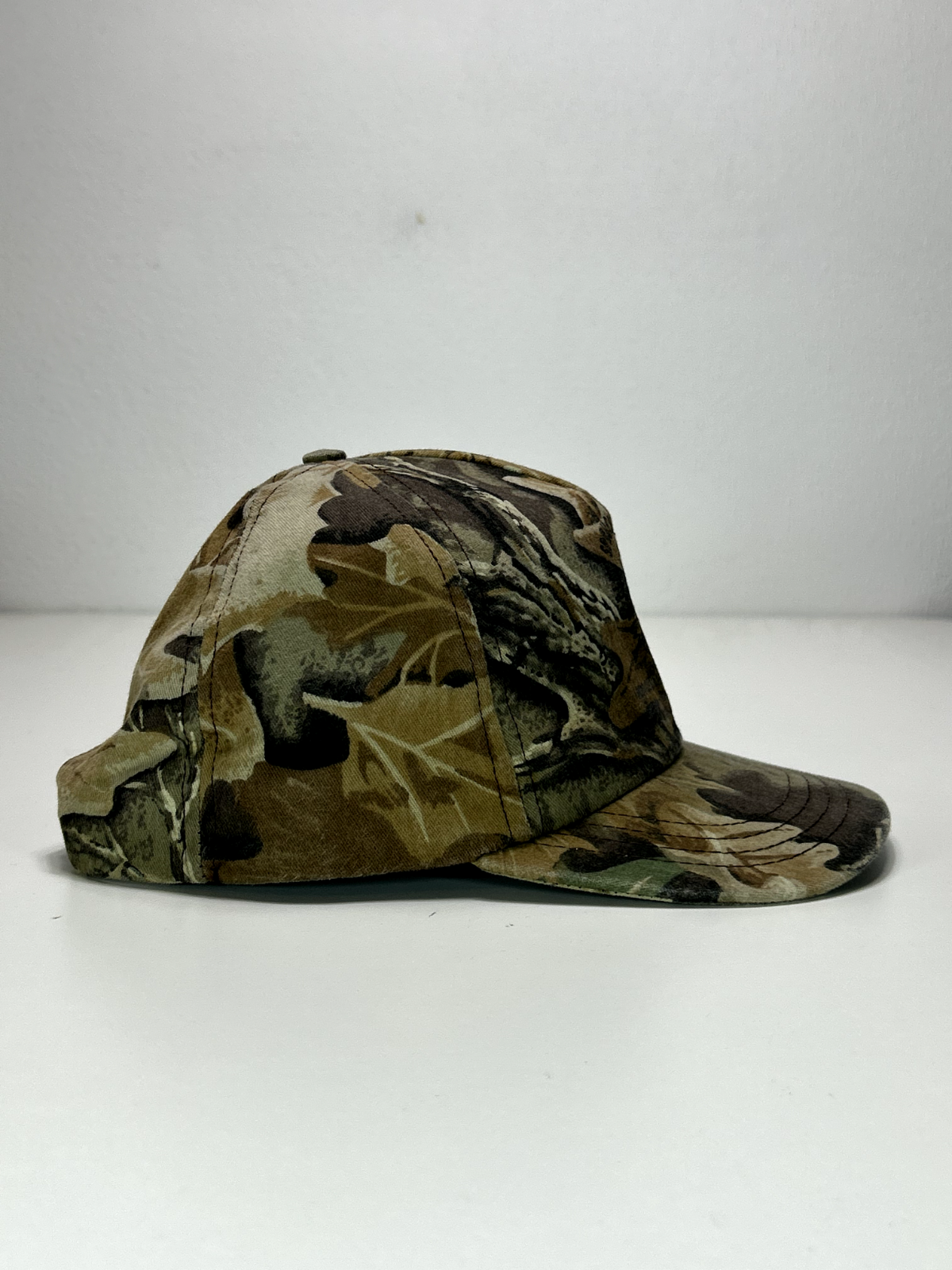 Vintage 90s Spruce Hunter Advantage Tree Camo Hunting Snapback Hat OSFA