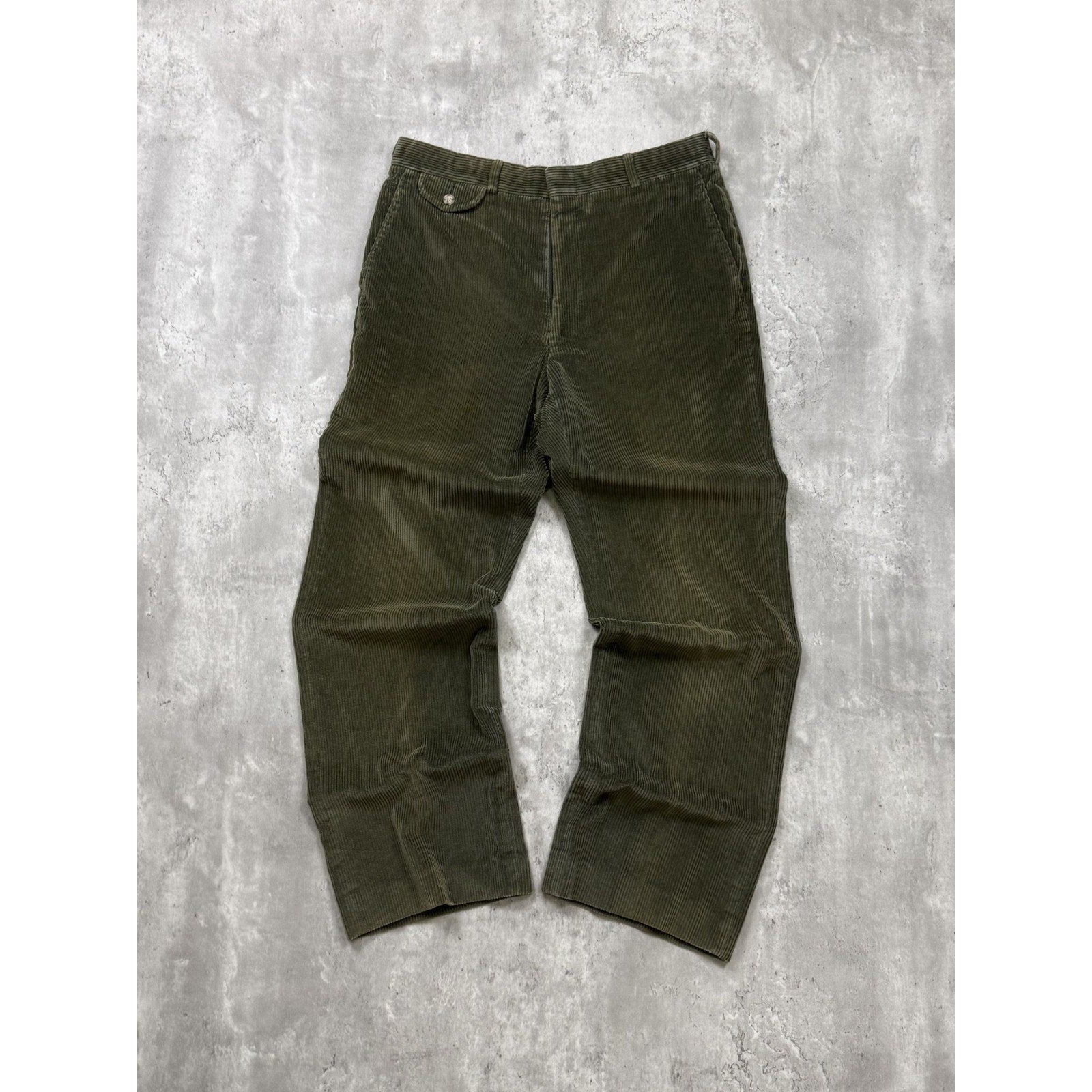 Vintage 90s Land's End Corduroy Trouser Style Pants Size 31