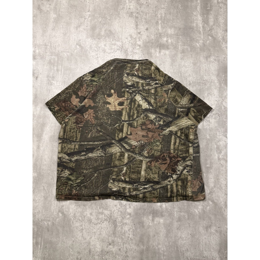 Mossy Oak Beak Up Infinity Tree Camo Hunting Pocket T-Shirt Size 2XL