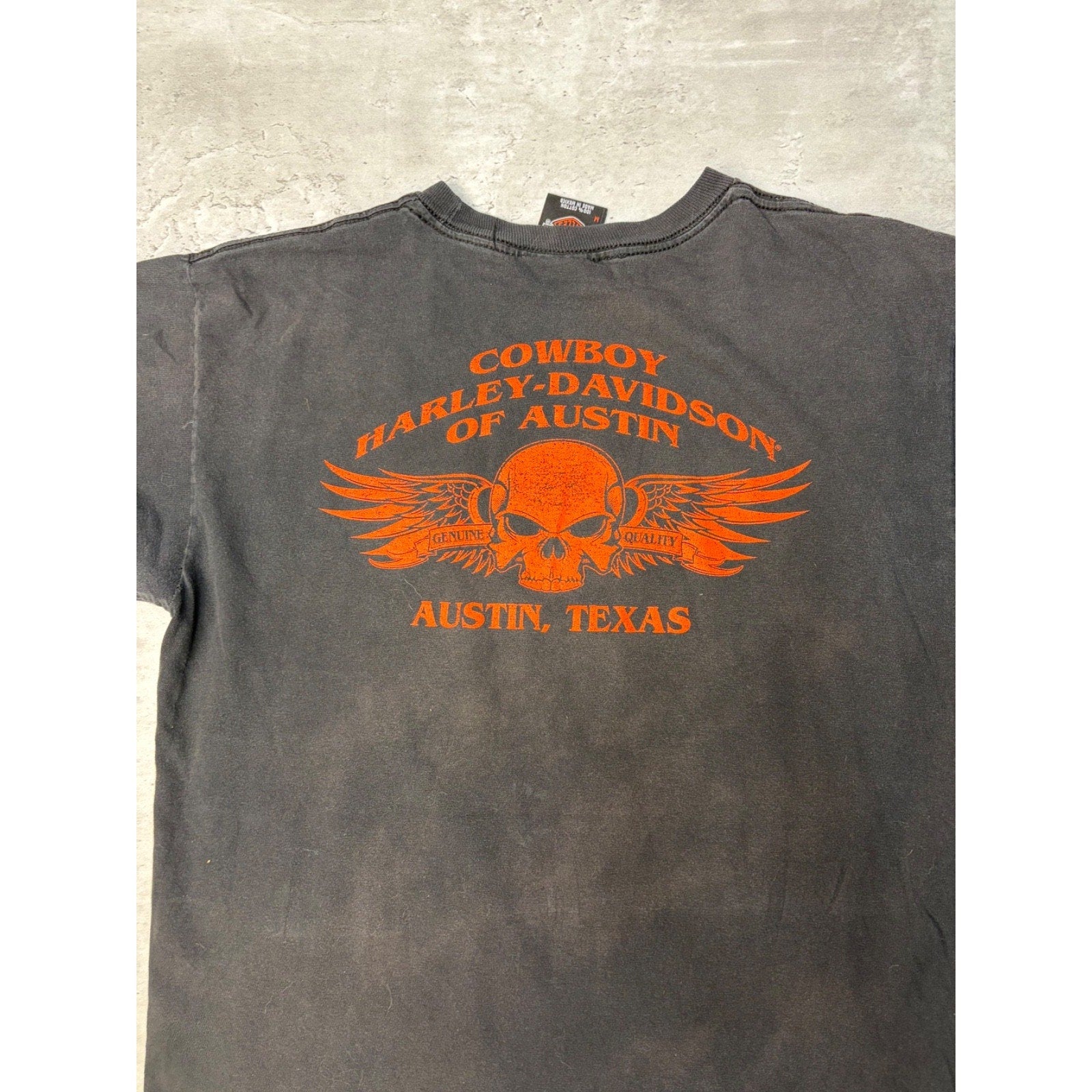 Vintage Harley Davidson Pin Up Engine Graphic T-Shirt Size Medium