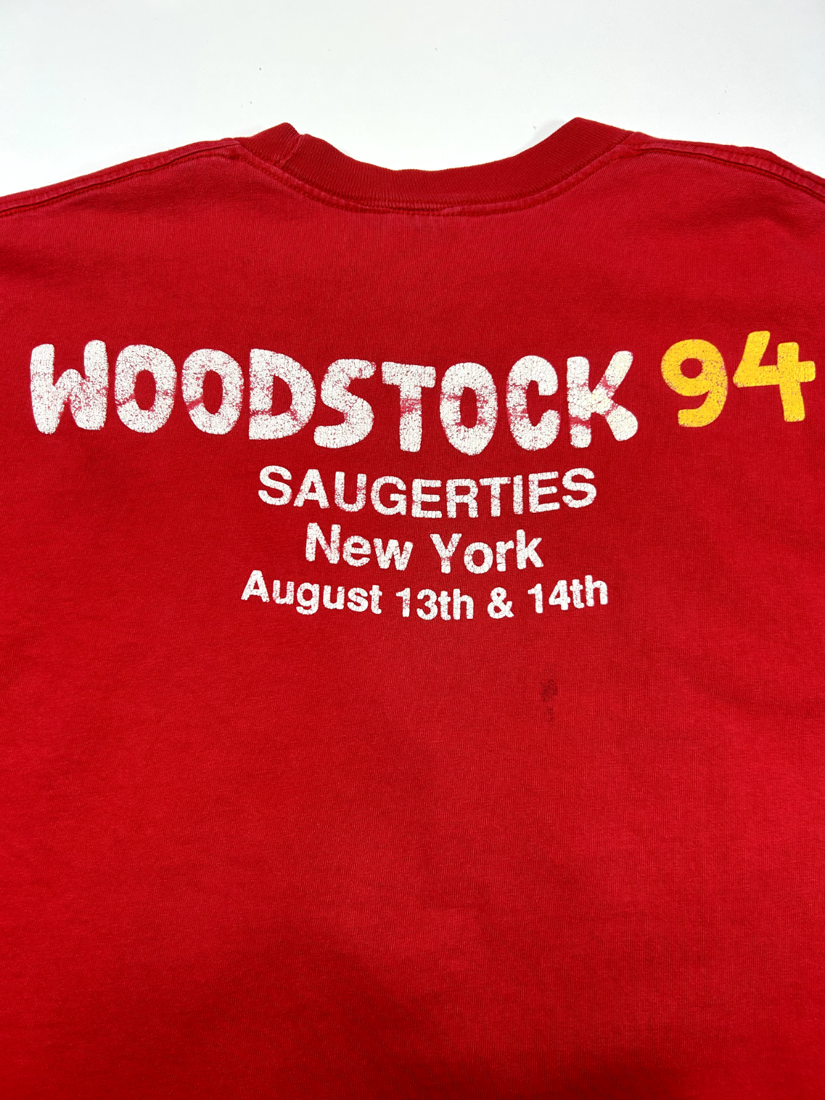 Vintage 1994 Woodstock 2 More Days Of Music & Peace Festival T-Shirt Size XL 90s