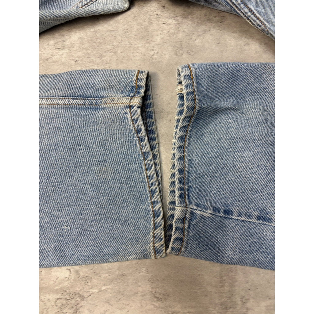 Vintage Levis 505 Red Tab Straight Leg Light Wash Denim Pants Size 40