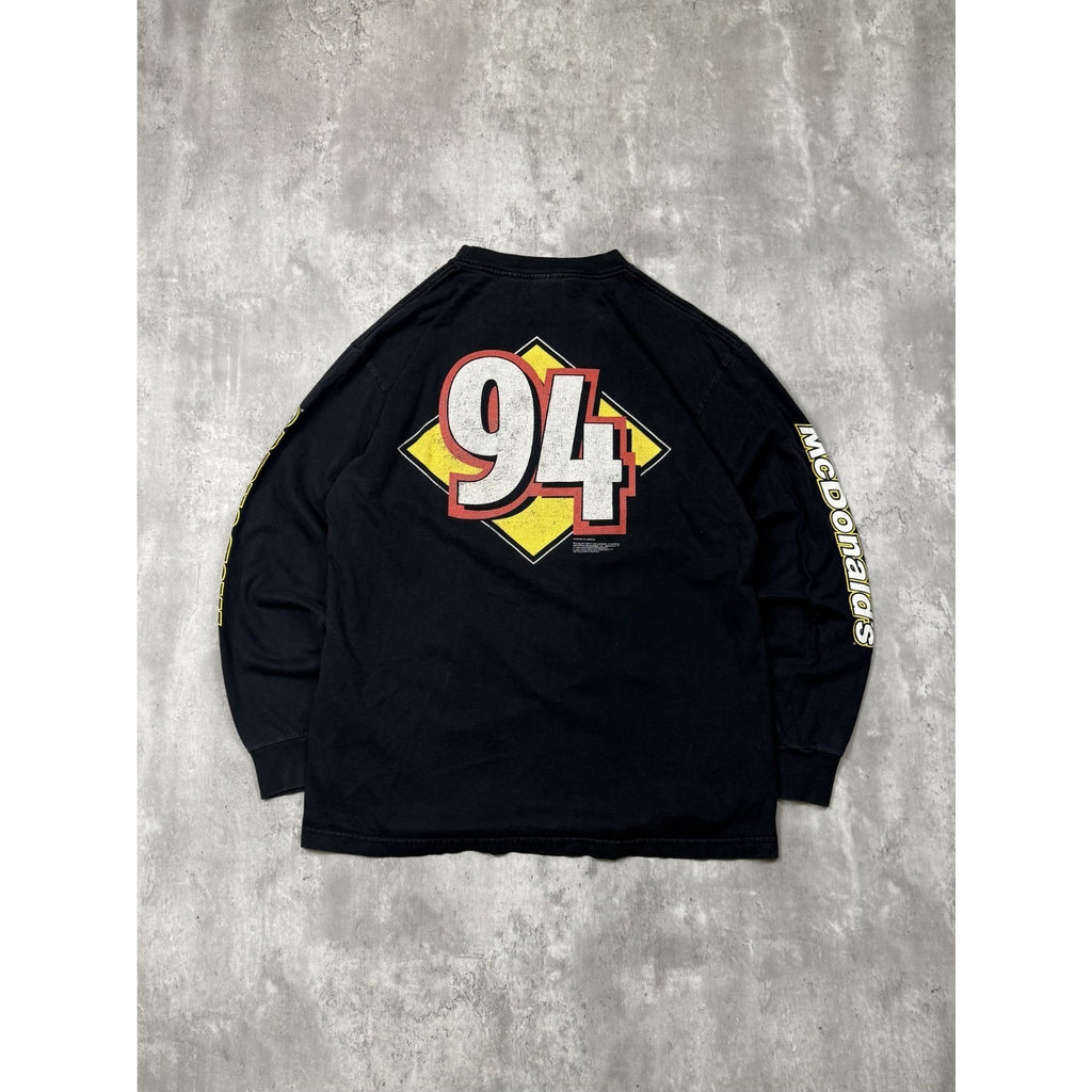 Vintage 1999 Bill Elliott #94 Nascar Racing Graphic Long Sleeve T-Shirt Sz Large