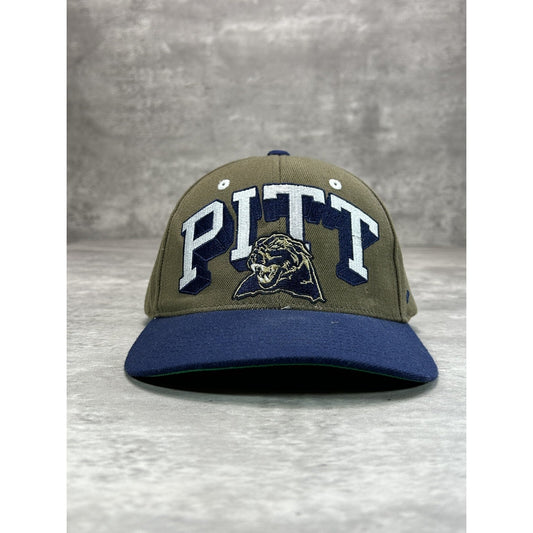Vintage Pitt Panthers NCAA Collegiate Big Spellout Snapback Hat OSFA