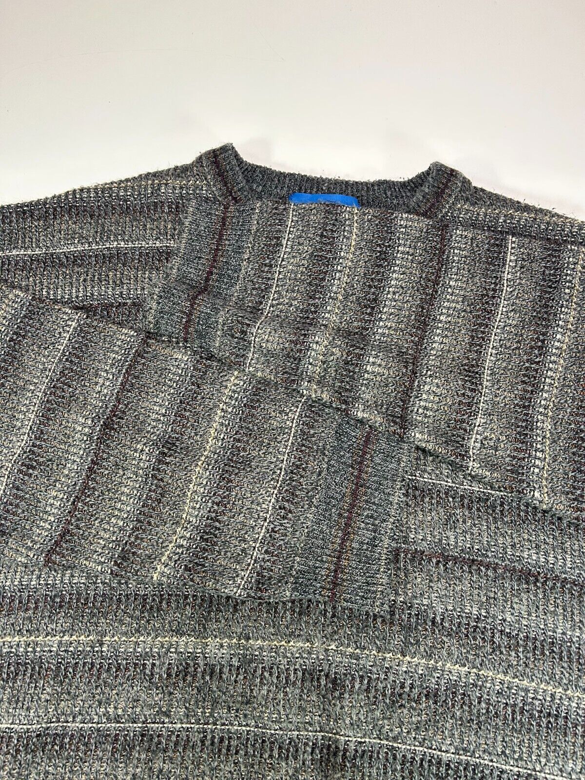 Towncraft Striped Earth Tone Pull Over Knit Sweater Size XL