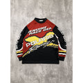 Vintage Polaris Racing All Over Print Long Sleeve Motocross Jersey Size Small