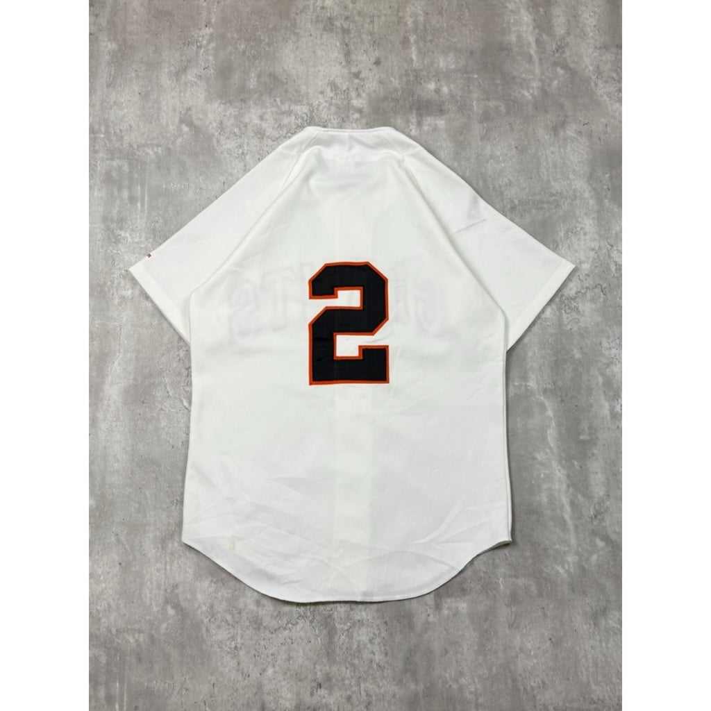 Vintage San Fransisco Giants MLB Stitched Spellout Baseball Jersey Size Medium