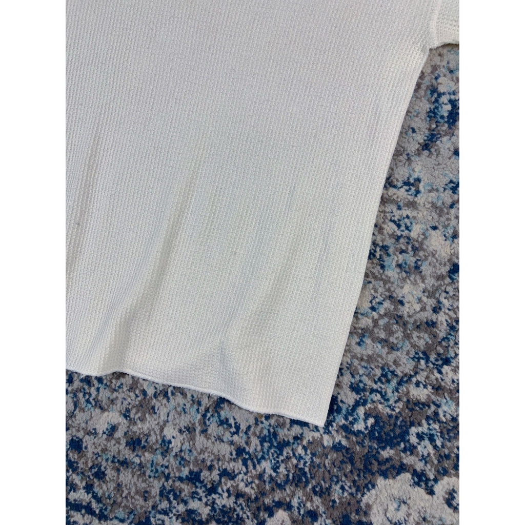 Vintage 90s Hanes Blank Long Sleeve Thermal T-Shirt Size XL