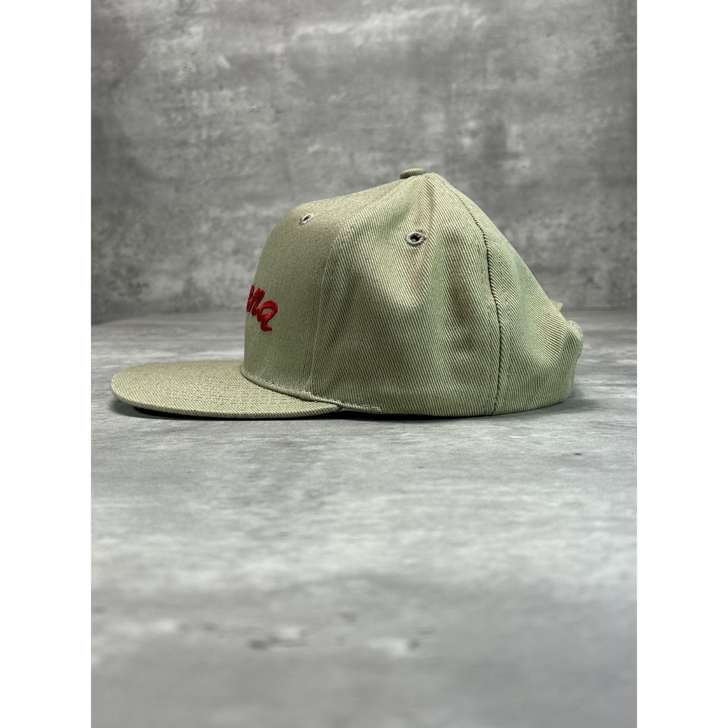 Vintage 90s Arizona Embroidered Spellout Destination Snapback Hat OSFA Beige