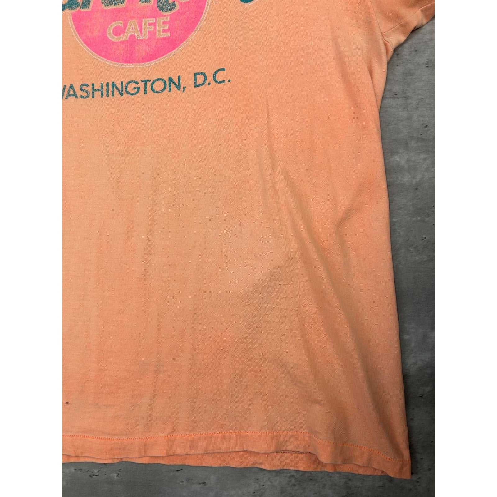 Vintage 90s Hard Rock Cafe Washington Destination Graphic T-Shirt Size XL