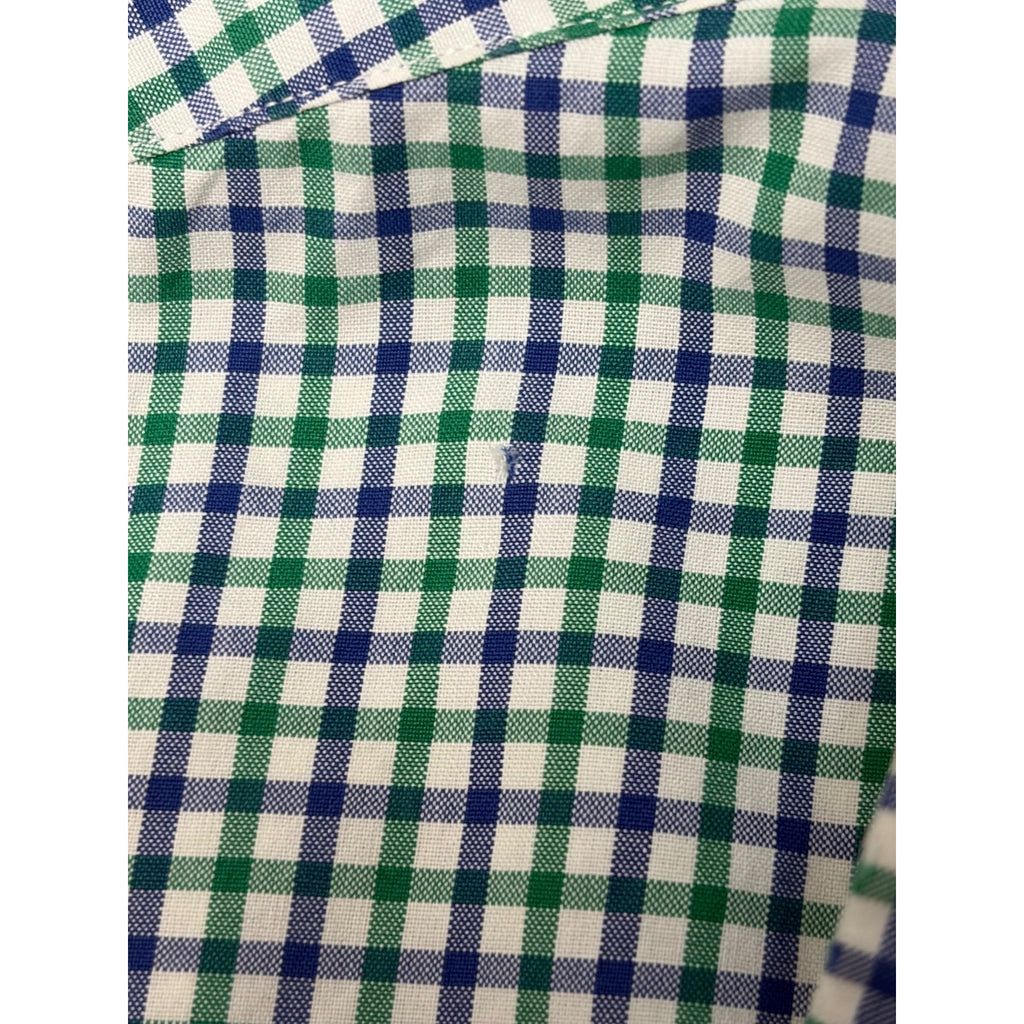 Vintage Polo Ralph Lauren Embroidered Pony Cropped Button Up Shirt Size Medium