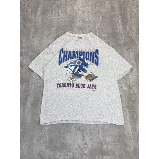 Vintage 1993 Toronto Blue Jays MLB World Series Champs Chest Buster T-Shirt XL