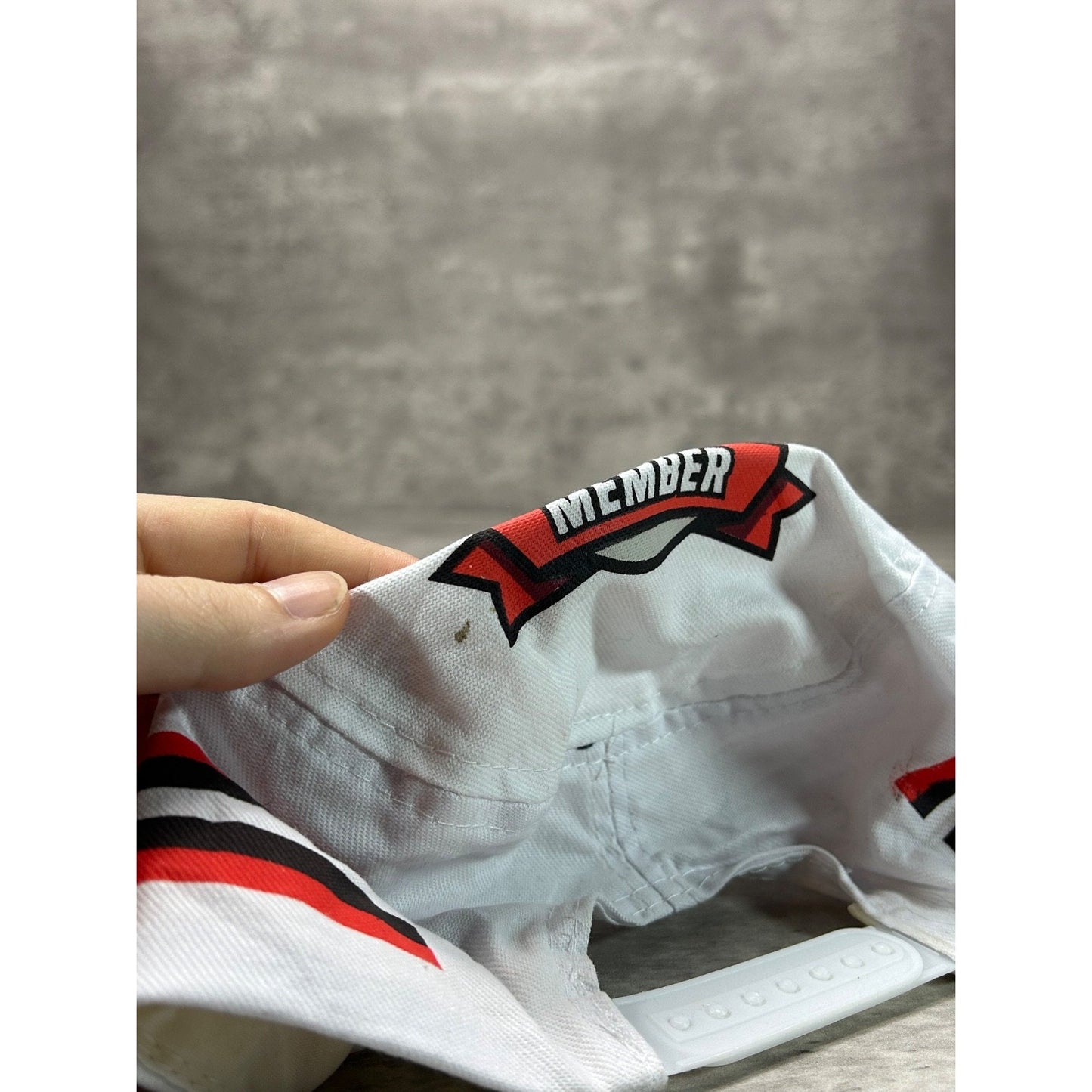 Vintage 80s/90s Cleveland Browns NFL Graphic Spellout Logo Snapback Hat OSFA