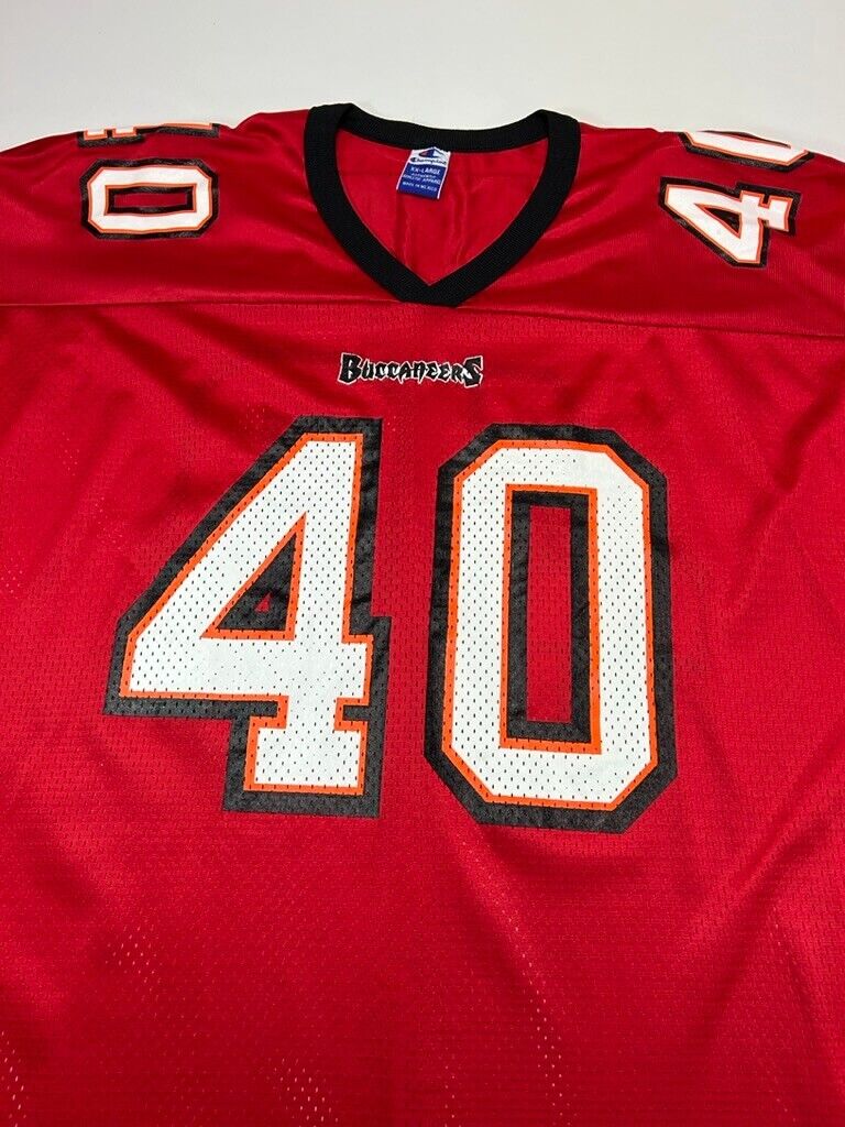 Vintage 90s Mike Alstott #40 Tampa Bay Buccaneers NFL Football Jersey Size 2XL