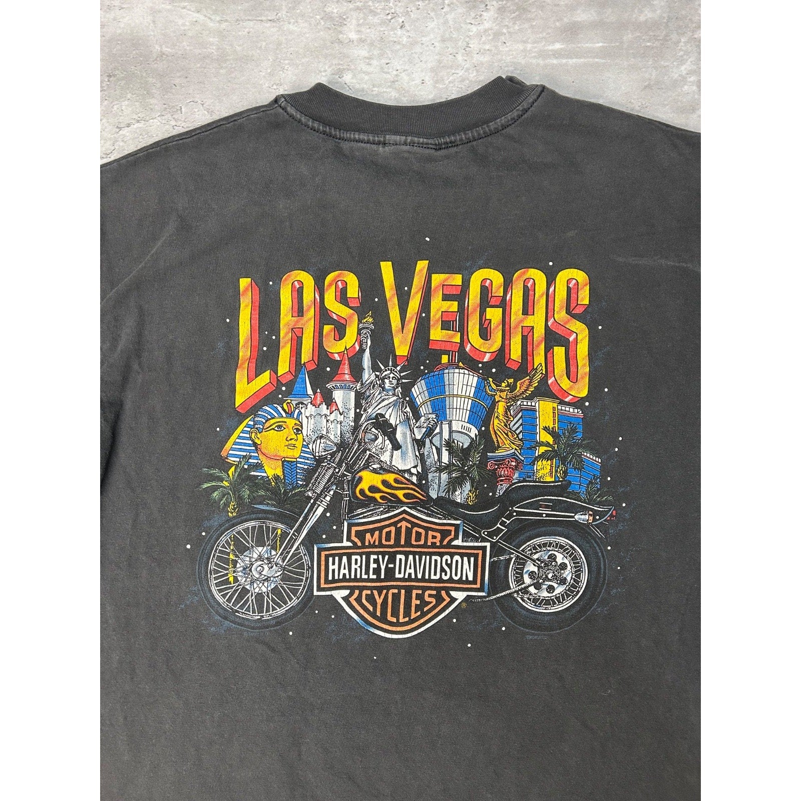 90s Harley Davidson The Strong Survive Bald Eagle Dragon T-Shirt Size Large