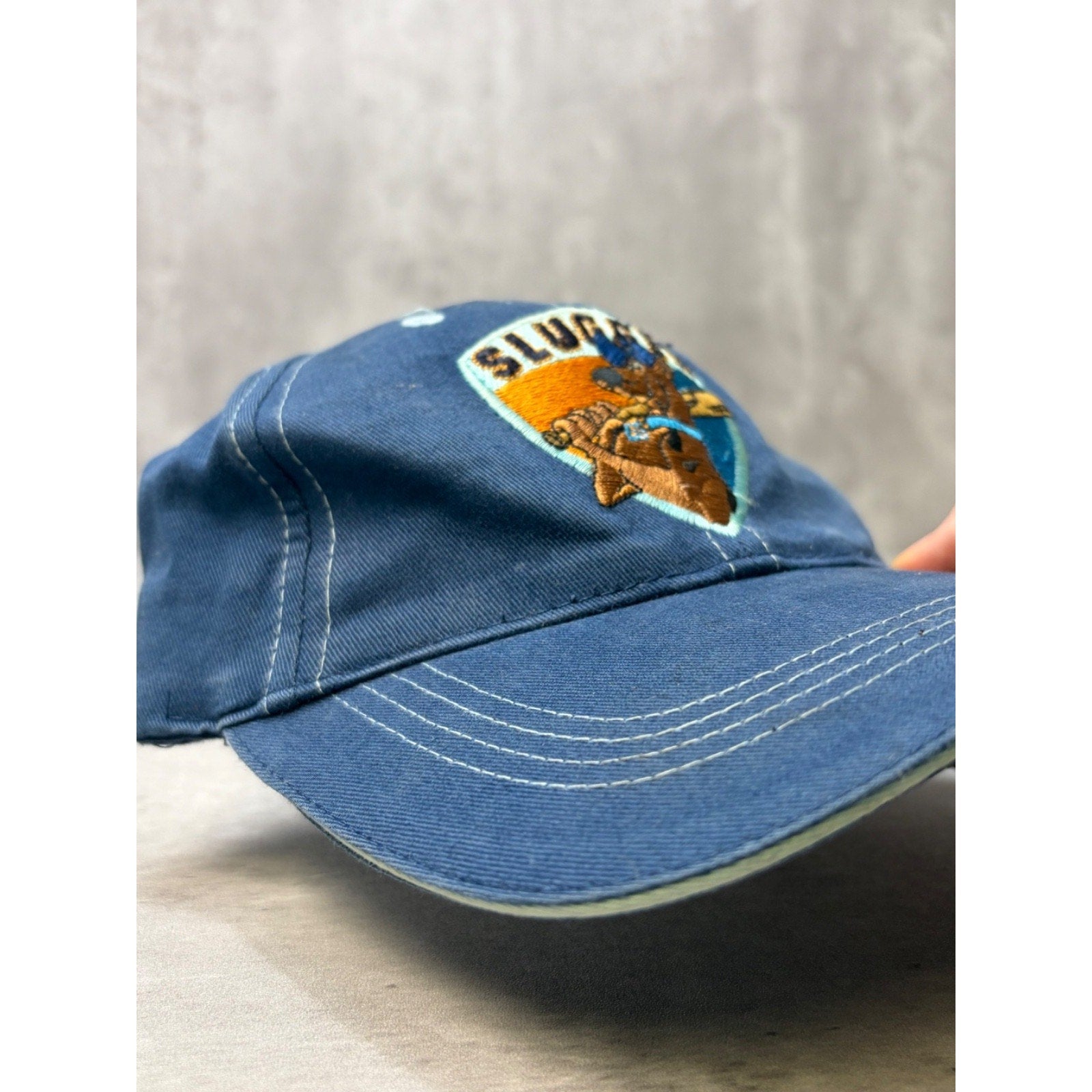 Vintage 90s Scooby Doo Slugger Embroidered Baseball Strapback Hat OSFA