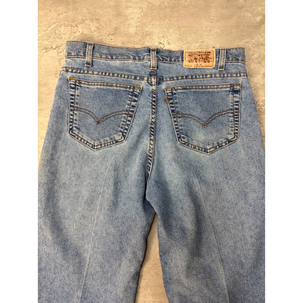 Vintage Levis Flex Brown Tab Light Wash Denim Pants Size 34