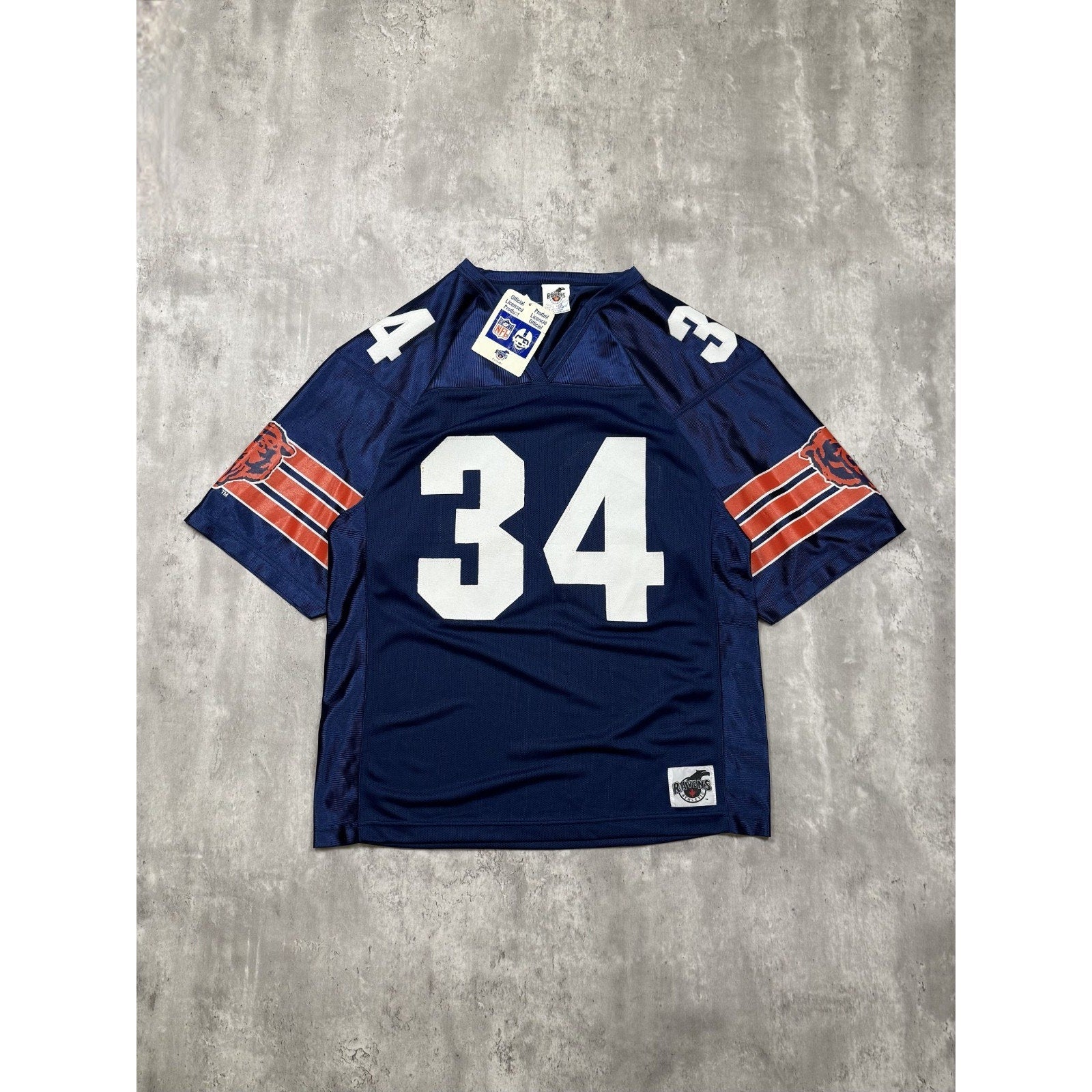 Vintage 80s/90s Walter Payton #34 Chicago Bears NFL Football Jersey Size Large