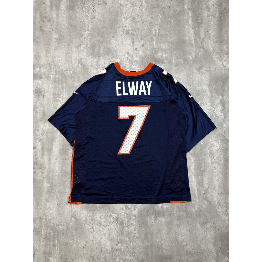 Vintage John Elway #7 Denver Broncos NFL Nike Football Jersey Size Medium