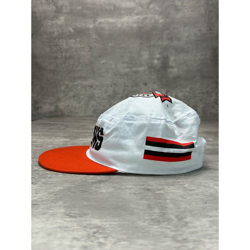 Vintage 80s/90s Cleveland Browns NFL Graphic Spellout Logo Snapback Hat OSFA