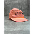 Vintage Reliance Electrical Graphic Spellout Snapback Hat OSFA Neon Orange