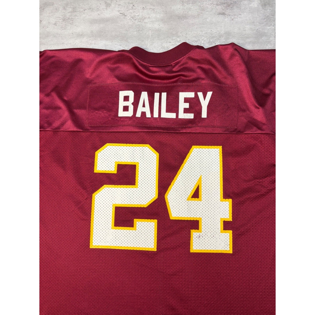 Vintage Champ Bailey #24 Washington Redskins NFL Puma Football Jersey Size XL
