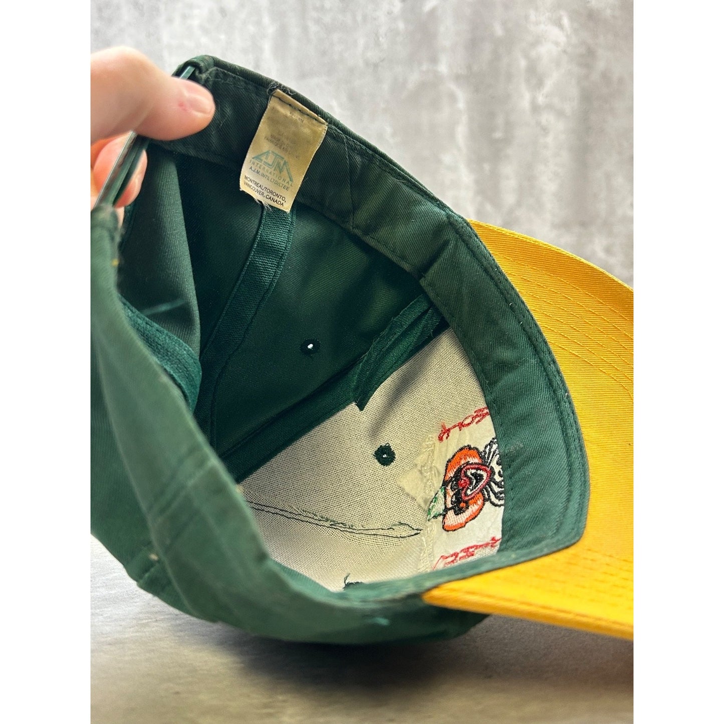 Vintage 90s Hi-Ro Shrine Clown Unit Embroidered Destination Snapback Hat OSFA