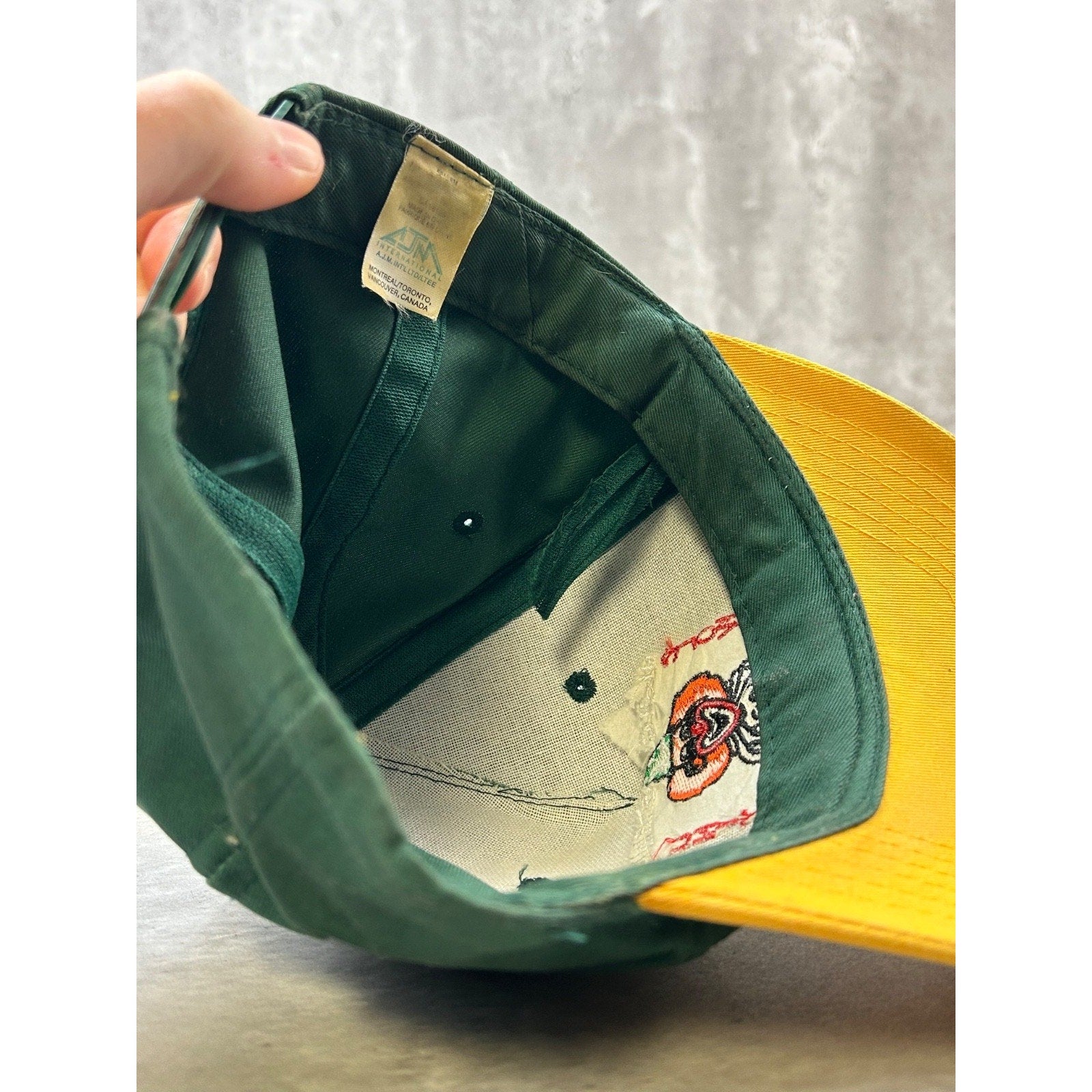 Vintage 90s Hi-Ro Shrine Clown Unit Embroidered Destination Snapback Hat OSFA